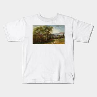 Hudson River at Croton Point by Julie Hart Beers Kids T-Shirt